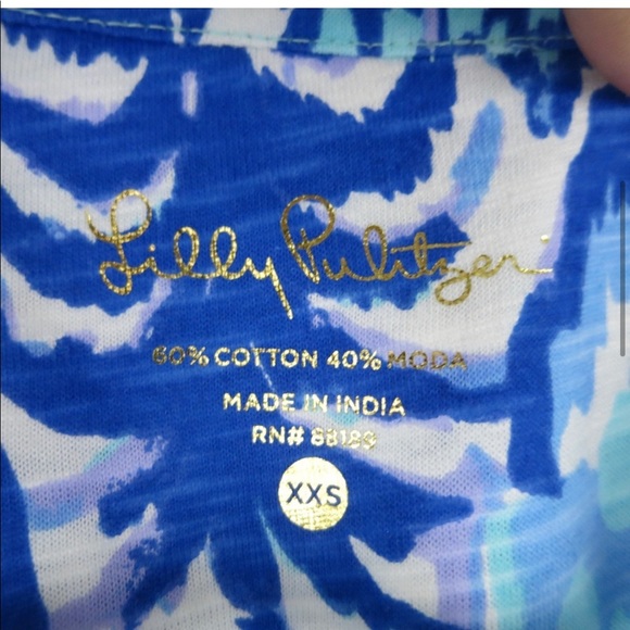 Lilly Pulitzer Dev Dress - Tropi Call Me XXS - Picture 2 of 2